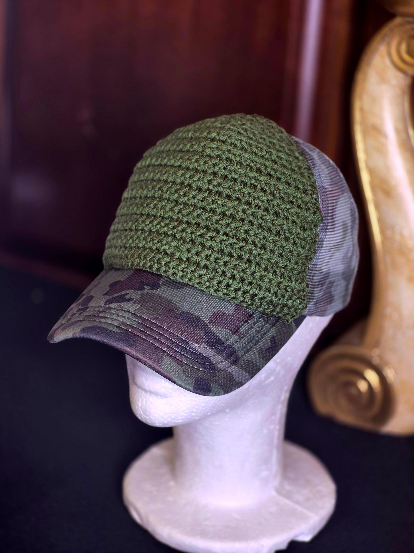 Crochet Trucker Hat