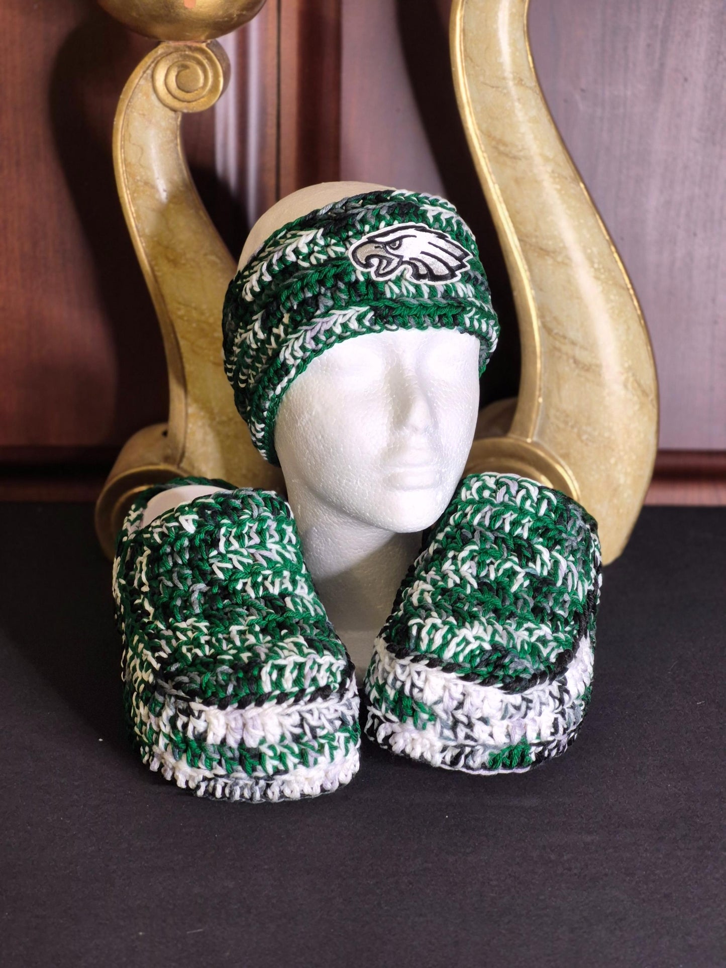 Eagles Collection Clogs & Headband Sets