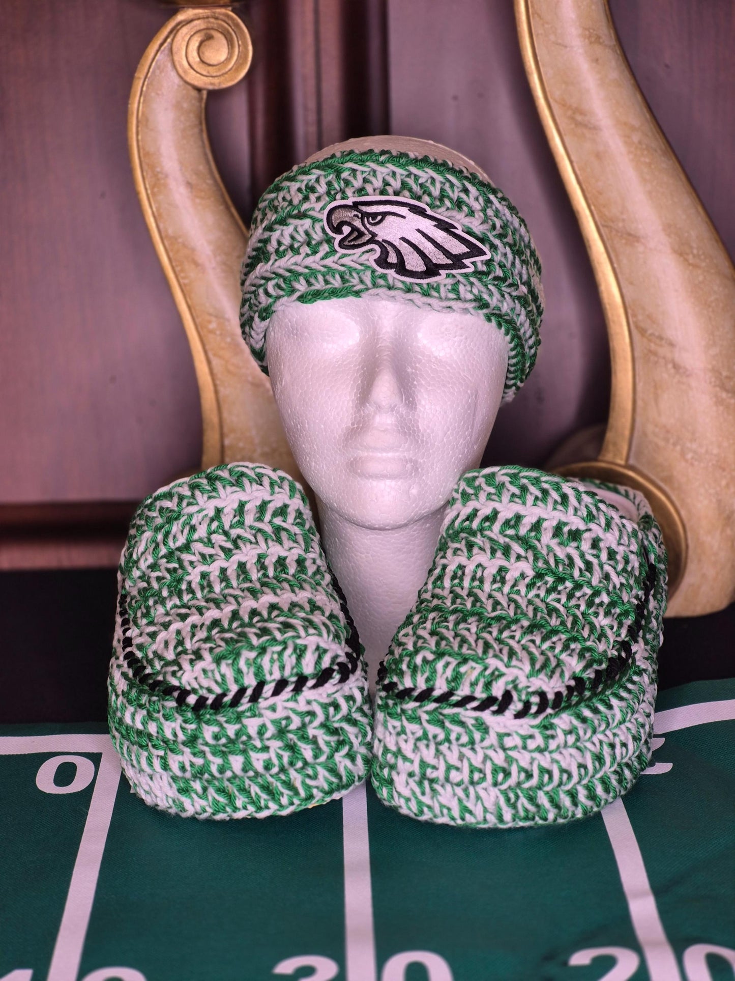 Eagles Collection Clogs & Headband Sets