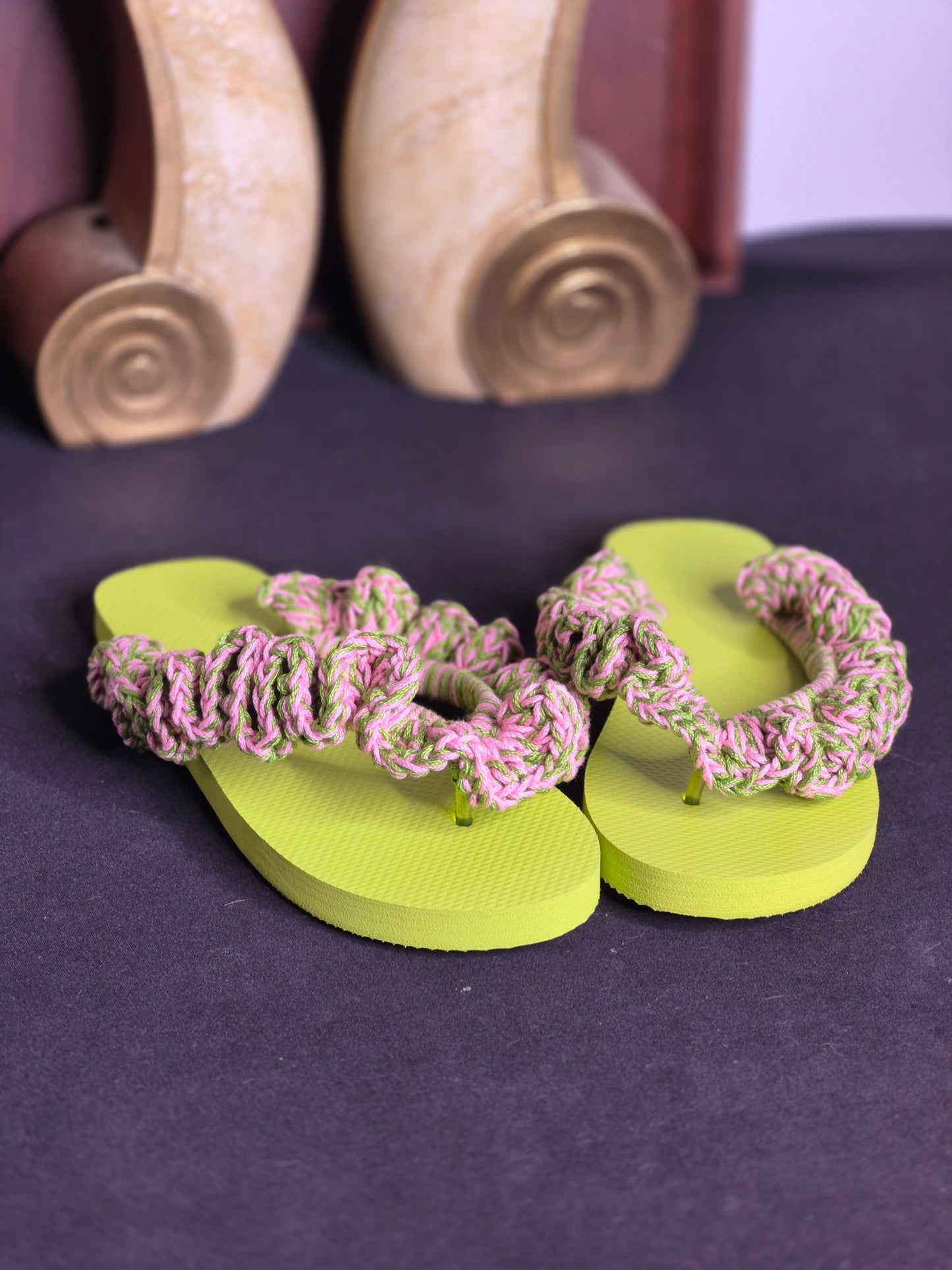 Ruffle Flip Flops