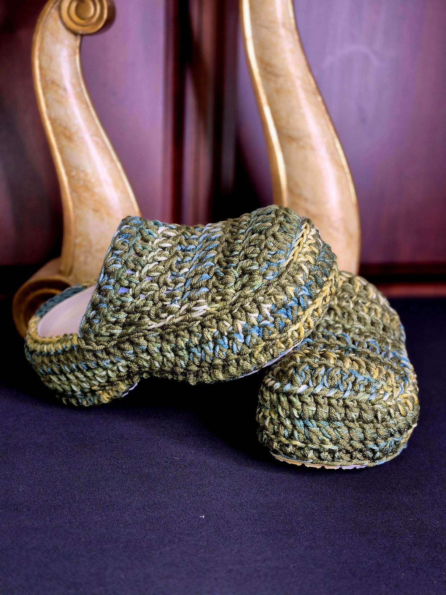 Crochet Covered Clogs